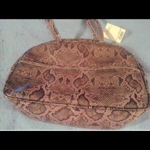 👛 Pink & Black Animal Handbag NWT 👛